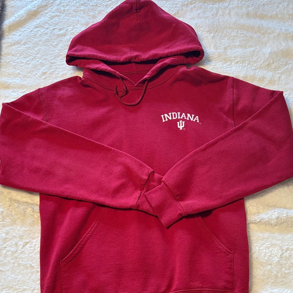 Vintage Indiana University Crimson Hoodie